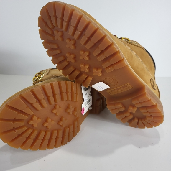 Timberland Nellie Lace Up Utility Waterproof Lug Sole Boots Wheat- 6.5 - Picture 8 of 8